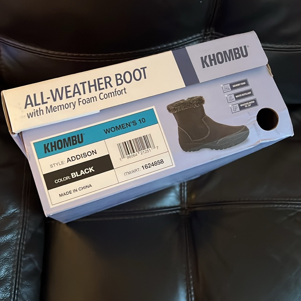 KHOMBU. ALL WEATHER Boot with memory foam size 10 - Picture 5 of 10